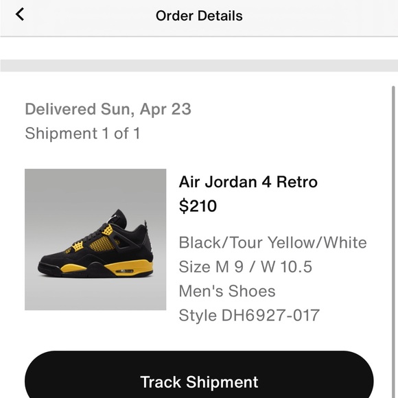 Brand New - Air Jordan 4 Retro 'Thunder' 2023 - Picture 2 of 5